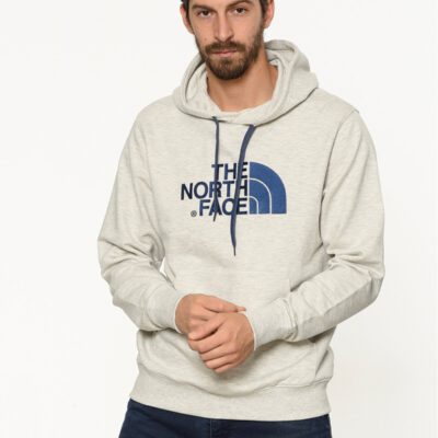 Sudadera THE NORTH FACE hombre con capucha DREW PEAK ref. T0a0tecej gris claro con logo bordado azul intenso