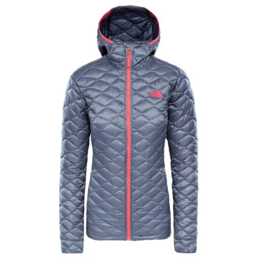 Chaqueta de Plumón The North Face mujer Thermoball Grisaille grey T93RXE3YH Gris detalles fucsia