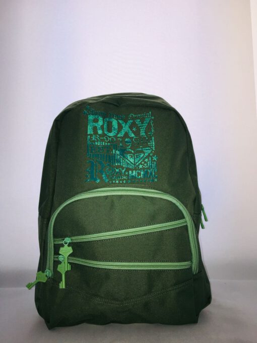 Mochila Roxy doble XUWBA231 Ref. 4123273 Verde caqui con estampado logo