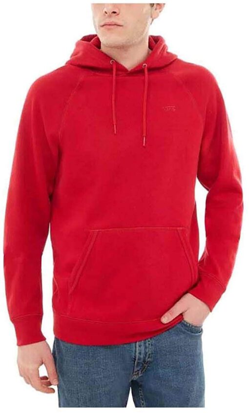 Sudadera VANS Hombre con capucha Ref. VN0A3HPZ14A Vans Classic versa Hoodie roja lisa