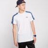 Camiseta manga corta FILA chico Men Thanos Tee Ref. 687700 Blanca bandas azules impresas logos
