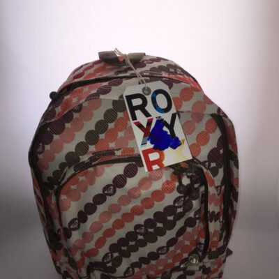 Mochila Roxy triple XRWBA201 Ref. 4112609 Color Granate con logo bordado blanco