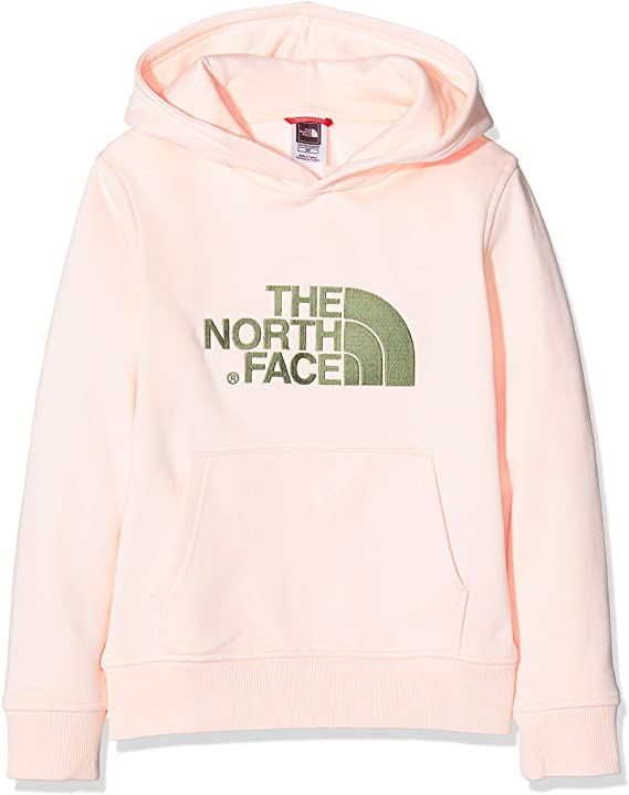 Sudadera THE NORTH FACE niña con capucha DREW PEAK ref. T933H4RS4 Rosa palo  Logo bordado gris - Martimpe Berart - Tienda de moda en Gausach, Vielha,  Valle de Aran