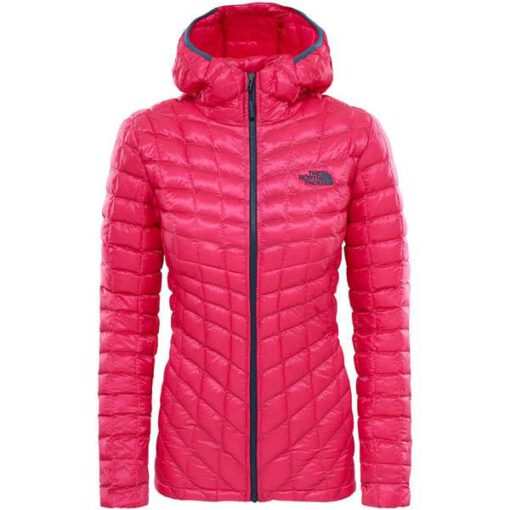 Chaqueta de Plumón The North Face mujer Thermoball Petticoat pink T93BRJ79M Rosa fucsia detalles grises