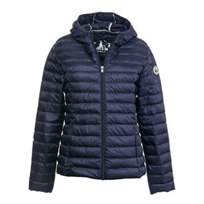 Chaqueta capucha Jott de plumas pato Niña Bleu Nuit 113 CARLA BASIC Justoverthetop Color azul noche