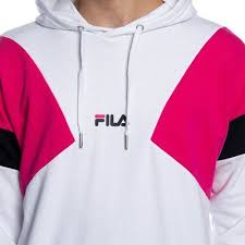 Sudadera FILA Hombre con capucha Sweatshirt Men Bade Hoody bright Ref. 687480 blanca rosa y negra Martimpe Berart - de en Gausach, Vielha, de Aran