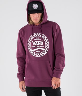 SUDADERA DE CAPUCHA VANS, BLANCA HOMBRE