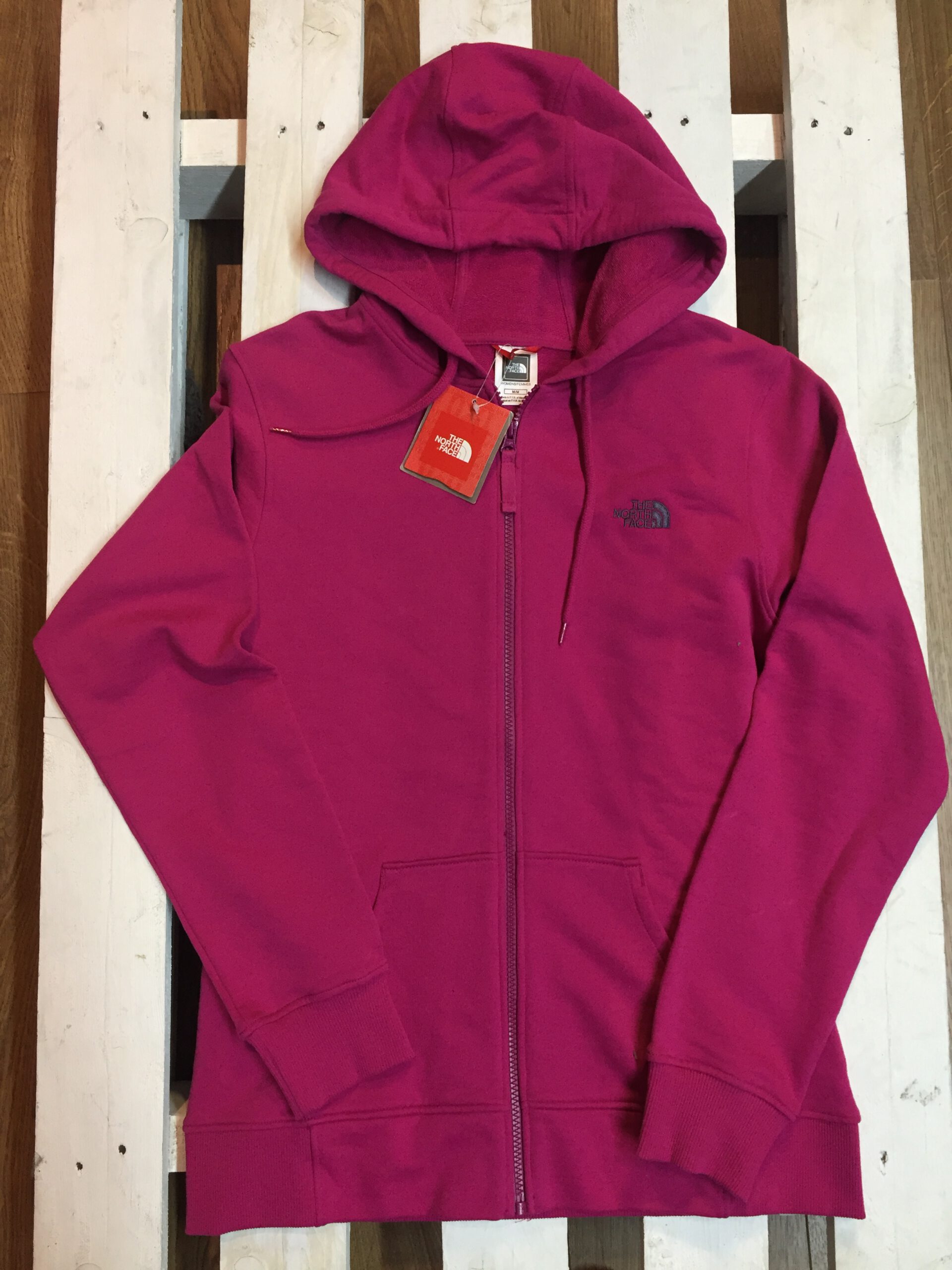 sudadera pelo rosa north