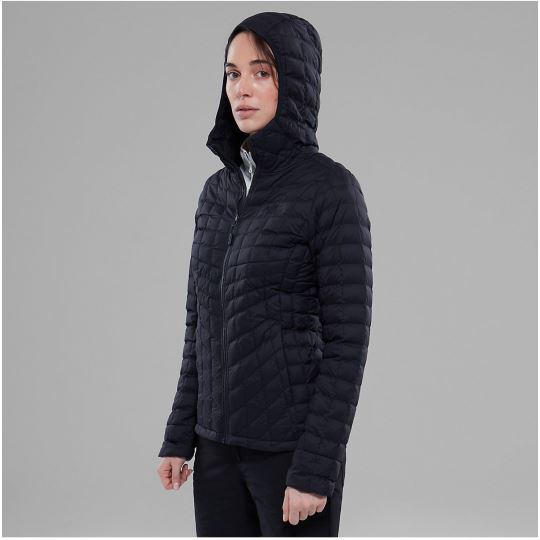 Plumon negro on sale mujer