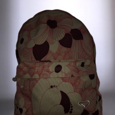 Mochila Roxy Basic Girl ref. XPWBA181 4107815 HAWAIANA flores rosa, morada y beig