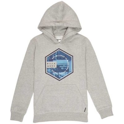 Sudadera niño BILLABONG con capucha para Chicos Ref.H2HO03 BIP8 SIX HO grey heather gris claro