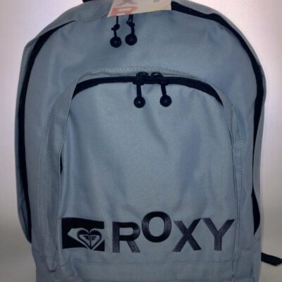 Mochila Roxy triple XRWBA201 Ref. 4112246 Color azul celeste con logo bordado azul marino