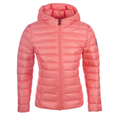 Chaqueta capucha Jott de plumas pato Niña rose bonbon 134 CARLA BASIC Justoverthetop Color rosa