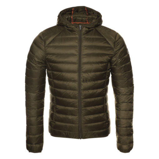 Chaqueta con capucha Jott de plumas pato Hombre NICO 204-KAKI BASIC Justoverthetop Verde caqui