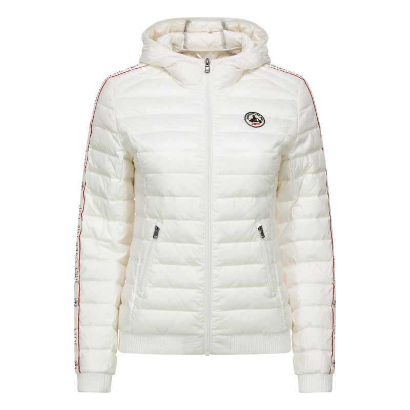Chaqueta capucha Jott de plumas Mujer Blanc