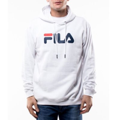 Sudadera FILA Hombre con capucha CLASSIC PURE HOODY Ref. 681090 blanca logo pecho