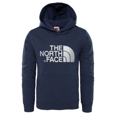 Sudadera THE NORTH FACE MUJER con capucha DREW PEAK ref. T0A8MUH2G azul marino con logo bordado plata