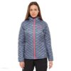 Chaqueta de Plumón The North Face mujer Thermoball Grisaille grey T93RXE3YH Gris detalles fucsia