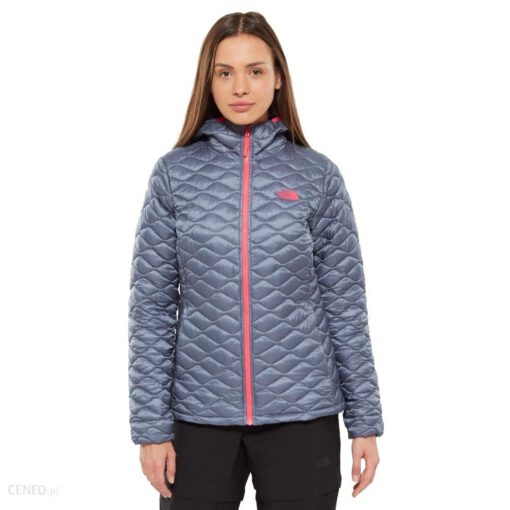 Chaqueta de Plumón The North Face mujer Thermoball Grisaille grey T93RXE3YH Gris detalles fucsia