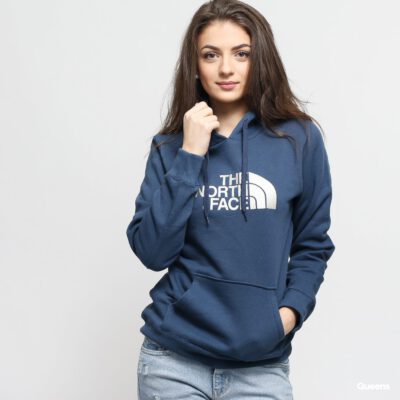 Sudadera THE NORTH FACE mujer con capucha DREW PEAK Ref. T0A8MUN4L azul con logo bordado blanco