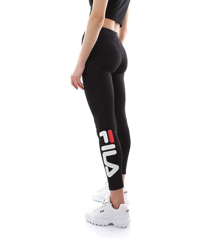 Leggings deporte FILA chica FLEX Ref. 681826 negra lycra logo pierna