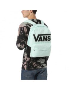 Mochila Vans unisex OLD SKOOL III Ref. VN0A316RN4T1 Verde agua con logo negro bolsillo ordenador
