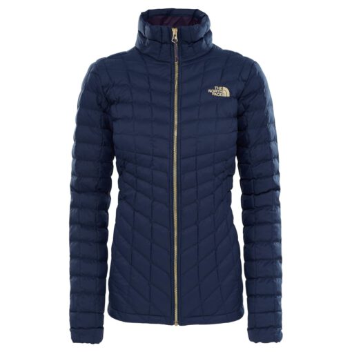 Chaqueta de Plumón The North Face mujer Thermoball T93BRLH2G Urban Navy azul marino logo y cremallera oro