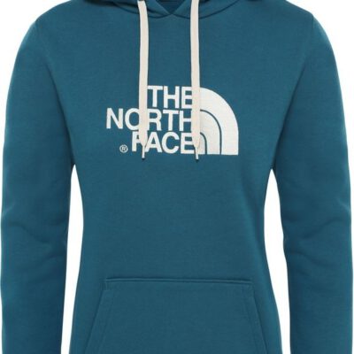 Sudadera THE NORTH FACE mujer con capucha DREW PEAK ref. T0A8MU1WL Azul con logo bordado blanco roto