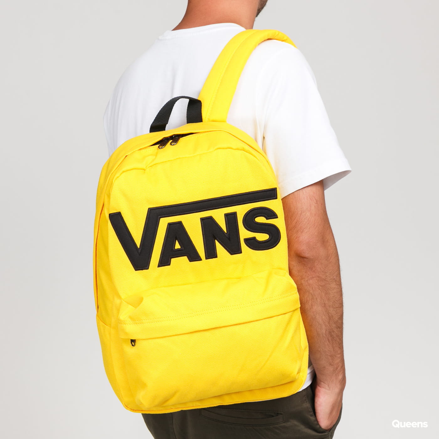 Mochila Vans OLD SKOOL III Ref. VN0A3I6R85w1 amarillo con logo negro bolsillo ordenador Berart - Tienda de Moda en Gausach, Vielha, Valle de Aran