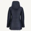 Chaqueta con capucha Jott midi 3/4 de plumas pato Mujer 104 MARINE FW22WDOW12 - 104 NOUR BASIC Larga Justoverthetop Azul marino