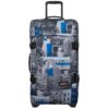 MALETA CABINA AVIÓN EASTPAK Tranverz S EK62L73Y Chroblue Azul y gris urbana edificios ciudad