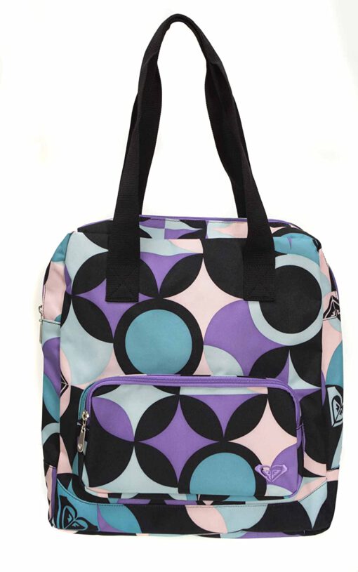 Bolsa Roxy 2 asas medida mediana Active XGWBA221 estampado morado floral