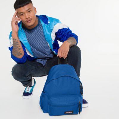 MOCHILA EASTPAK Padded Zippl'r EA5B74B57 Cobalt Blue azul metálico bolsillo portátil y porta botellas