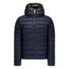 Chaqueta capucha Jott de plumas Hombre GRAN FRÍO 946 TANZANIA Justoverthetop REVERSIBLE camuflaje y azul marino