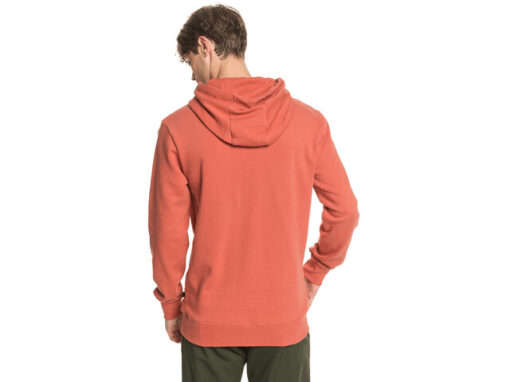 Sudadera sport hombre Quiksilver con capucha logo grande frontal Ref. EQYFT04089 mnlo color caldera