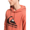 Sudadera sport hombre Quiksilver con capucha logo grande frontal Ref. EQYFT04089 mnlo color caldera