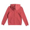 Sudadera ROXY niña con capucha y cremallera ref. ERGFT03310 color MMZO Rosa coral palo Logo grande en pecho