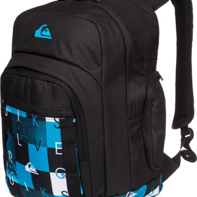 Mochila QUIKSILVER EQYBP03081 Backpack SCHOOLIE 30 Litros con bolsillo ordenador negra y azul