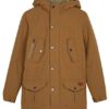 Parka gruesa exterior niño invierno VOLCOM con capucha interior pelo STARGET JACKET BLACK resistente al agua Ref.C1731706 Negra