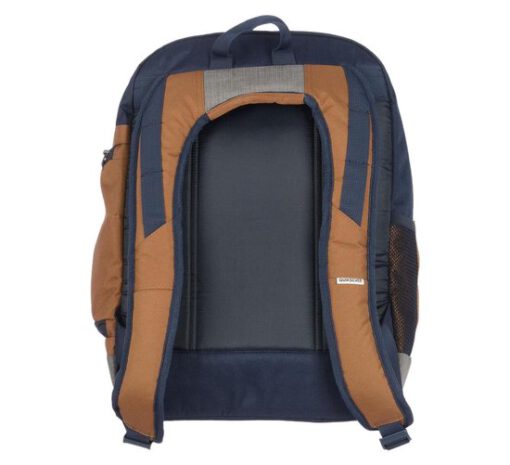 Mochila QUIKSILVER EQYBP03107 Castlerock Casual Backpack SCHOOLIE 32 Litros con bolsillo ordenador azul marrón y gris