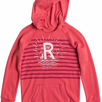 Sudadera ROXY niña con capucha y cremallera Ref. ERGFT03108 Tide Rush Solid rosa coral