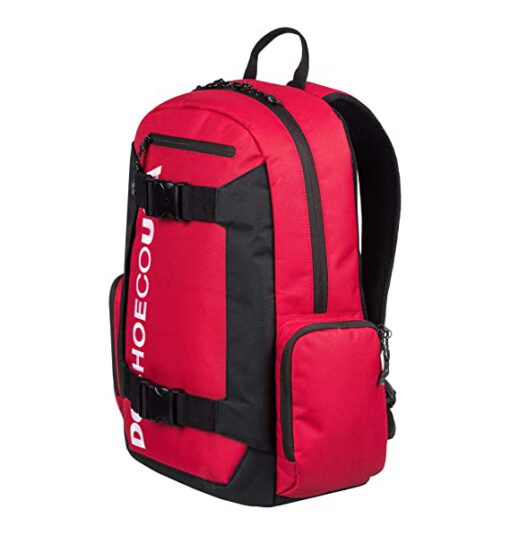 Mochila DC EDYBP03189 Backpack CHALKERS 28L grande con bolsillo ordenador roja SKATEPACK
