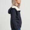 Sudadera VOLCOM Mujer forrada borreguillo con capucha WALK ON BY SHERPA-SEA NAVY Ref. B3131851 azul marino