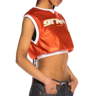 Camiseta Top Grimey Chica manga corta Acknowledge Girl tank Top SS20 Silver Ref. GGTT122-ss20 orange