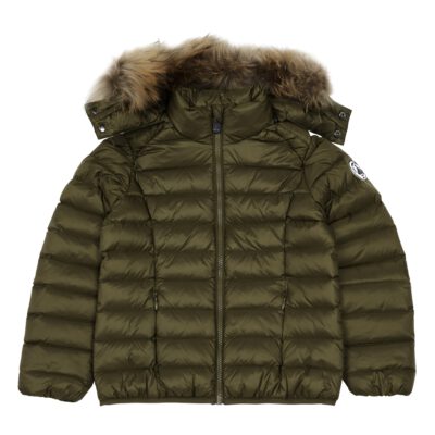 Chaqueta capucha Jott de plumas Niño GOLD GARCON GRAND FROID Kaki Justoverthetop Color verde caqui