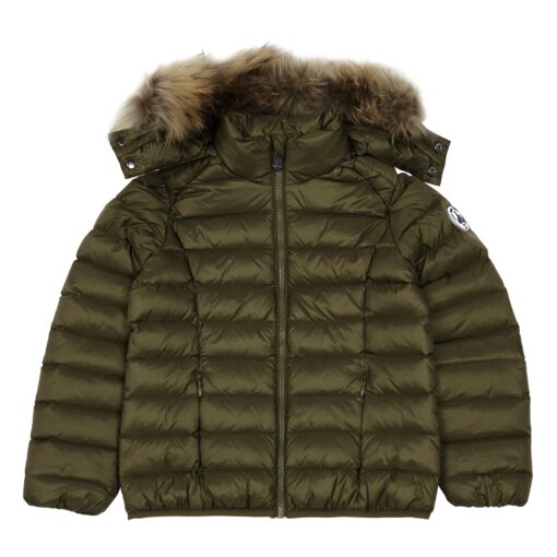 Chaqueta capucha Jott de plumas Niño GOLD GARCON GRAND FROID Kaki Justoverthetop Color verde caqui