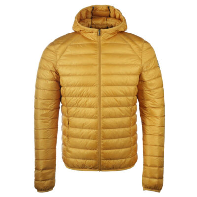 Chaqueta capucha Jott de plumas Hombre Moutarde NICO 621 BASIC Justoverthetop Plomo amarillo mostaza