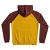 Sudadera DC SHOES con capucha para niño Ref. EDBSF03079 REBUILT HOODIE Granáte y mostaza