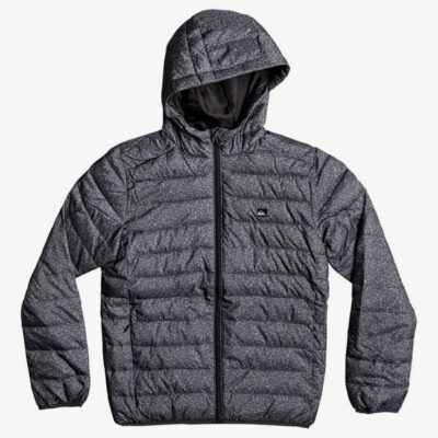 Chaqueta exterior niño nieve QUIKSILVER con capucha Scaly Water-Repellent Insulated Jacket Ref. EQBJK03124 gris jaspeada