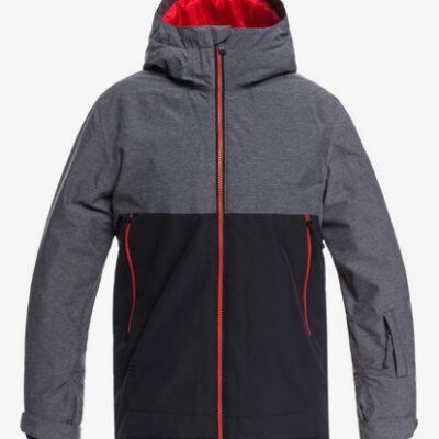 Chaqueta de nieve Sierra para niño 8-16 Un verdadero todoterreno, el estilo simple y los tejidos mixtos de esta chaqueta de snowboard para niño vienen completos con impermeabilización transpirable de 10K y costuras selladas críticamente para protección adicional en las áreas más expuestas. Estilo: EQBTJ03076 Caracteristicas Impermeabilización: tecnología 10K Quiksilver DryFlight® para una mejor impermeabilización [10,000 mm / 5000 g] Tejido: mezcla de poliéster y nailon Ajuste: moderno Aislamiento: tecnología WarmFlight® x2 para aislamiento de bajo volumen y alto calor [Peso de relleno: 120 g de cuerpo, 80 g de mangas, 60 g de capucha] Forro: Tafetán y tricot cepillado en el cuello Características: costuras selladas críticamente Capucha ajustable Capucha fija Faldón de nieve fijo Sistema de faldón para polvo con botones a presión Sistema de sujeción de chaqueta a pantalón Bolsillos calientamanos Pase de bolsillo Bolsillo interior de malla Bolsillo interior de malla para gafas Polainas de muñeca elásticas internas Puños ajustables Composición 100% poliéster Nosotros recomendamos